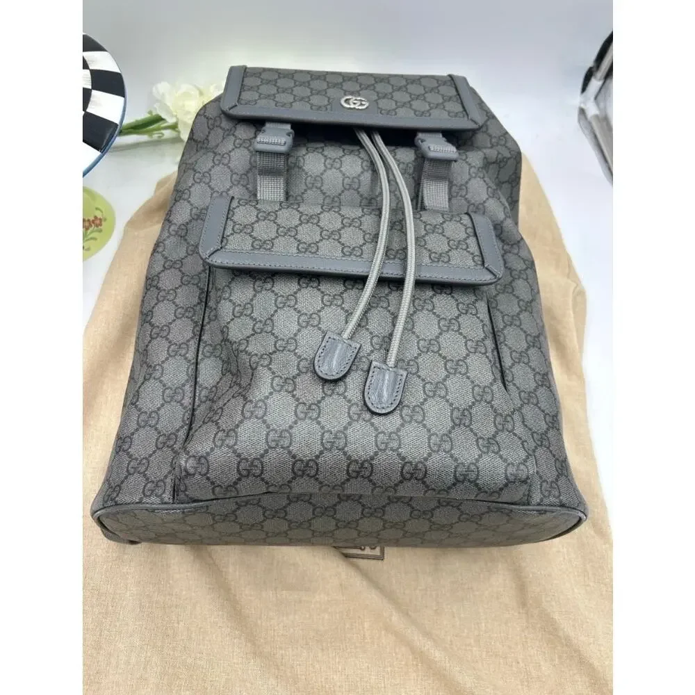 Unisex, Gucci, GG Supreme canvas backpack made in Italy NWT